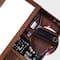 Mountain Home Coffee Brown Over-the-Door Jewelry Armoire